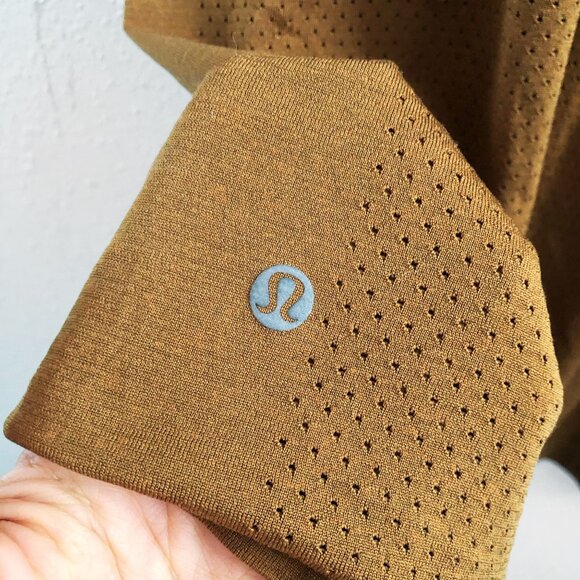 LULULEMON Metal Vent Breathe Short Sleeve Magma / Sequoia Size Large - Picture 10 of 11